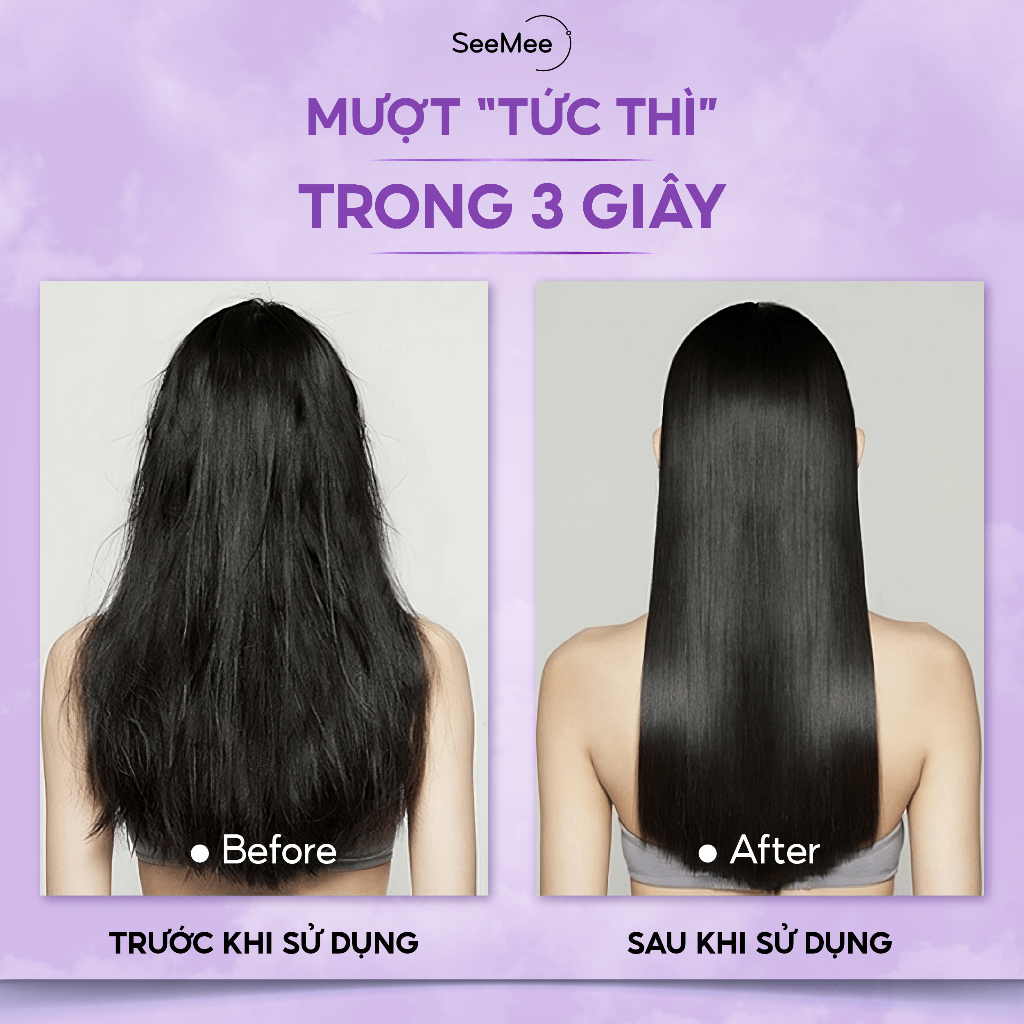 Tinh dầu dưỡng tóc SeeMee lưu hương 24h giảm khô xơ giúp tóc bóng mượt và phục hồi tóc hư tổn hỗ trợ mọc tóc hiệu quả