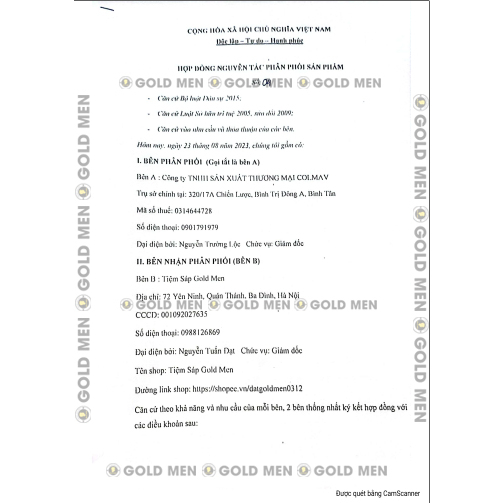 Gôm xịt tóc Colmav