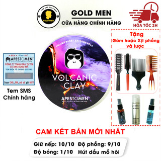 [CHÍNH HÃNG] Sáp Vuốt Tóc Volcanic Clay Bản Mới Nhất Check SMS