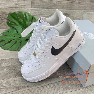 Giày thể thao vệt đen, Giày trắng đen cổ thấp. size 36-43