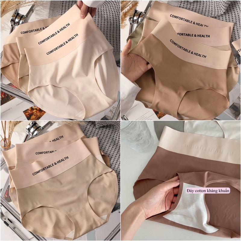Quần Lót Nữ Đúc Su Cạp Cao Tàng Hình Chữ COMFORTABLE Dáng Thể Thao 624