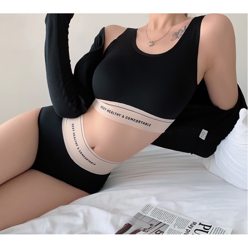 Quần Lót Nữ Đúc Su Cạp Cao Tàng Hình Chữ COMFORTABLE Dáng Thể Thao 624