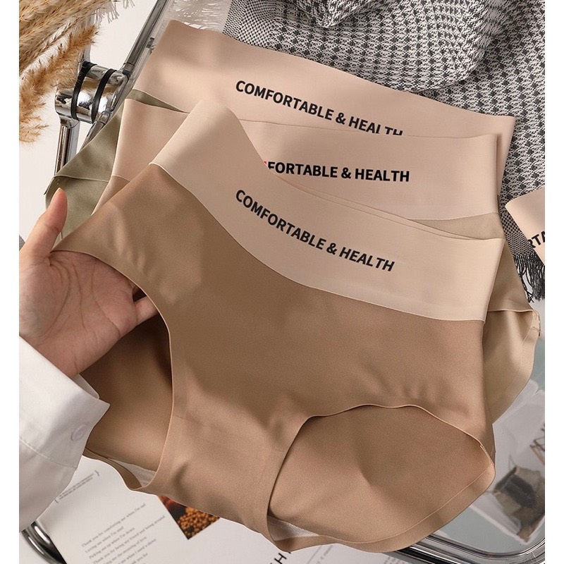 Quần Lót Nữ Đúc Su Cạp Cao Tàng Hình Chữ COMFORTABLE Dáng Thể Thao 624