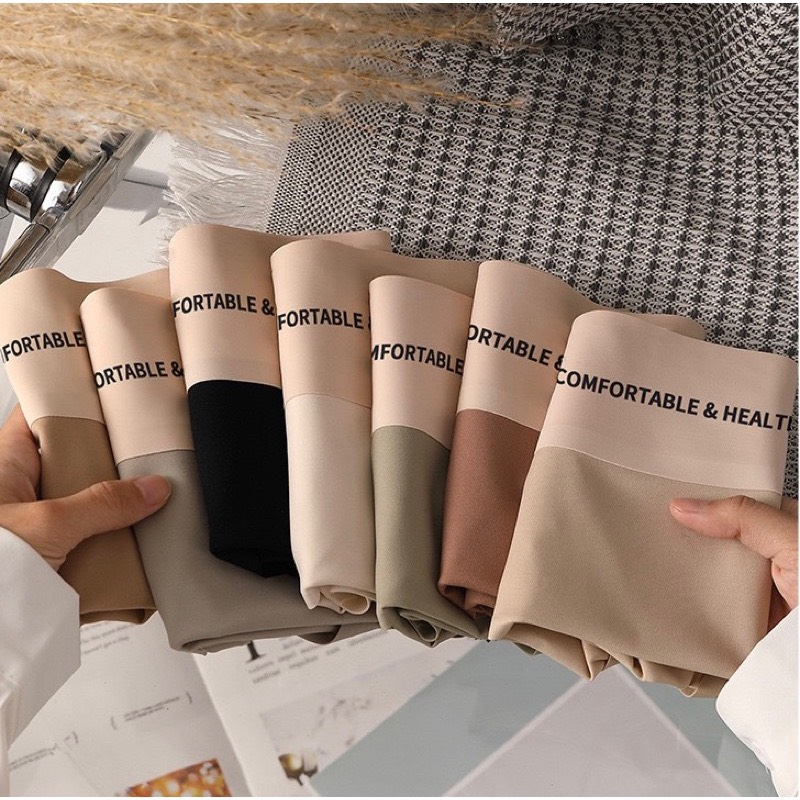 Quần Lót Nữ Đúc Su Cạp Cao Tàng Hình Chữ COMFORTABLE Dáng Thể Thao 624