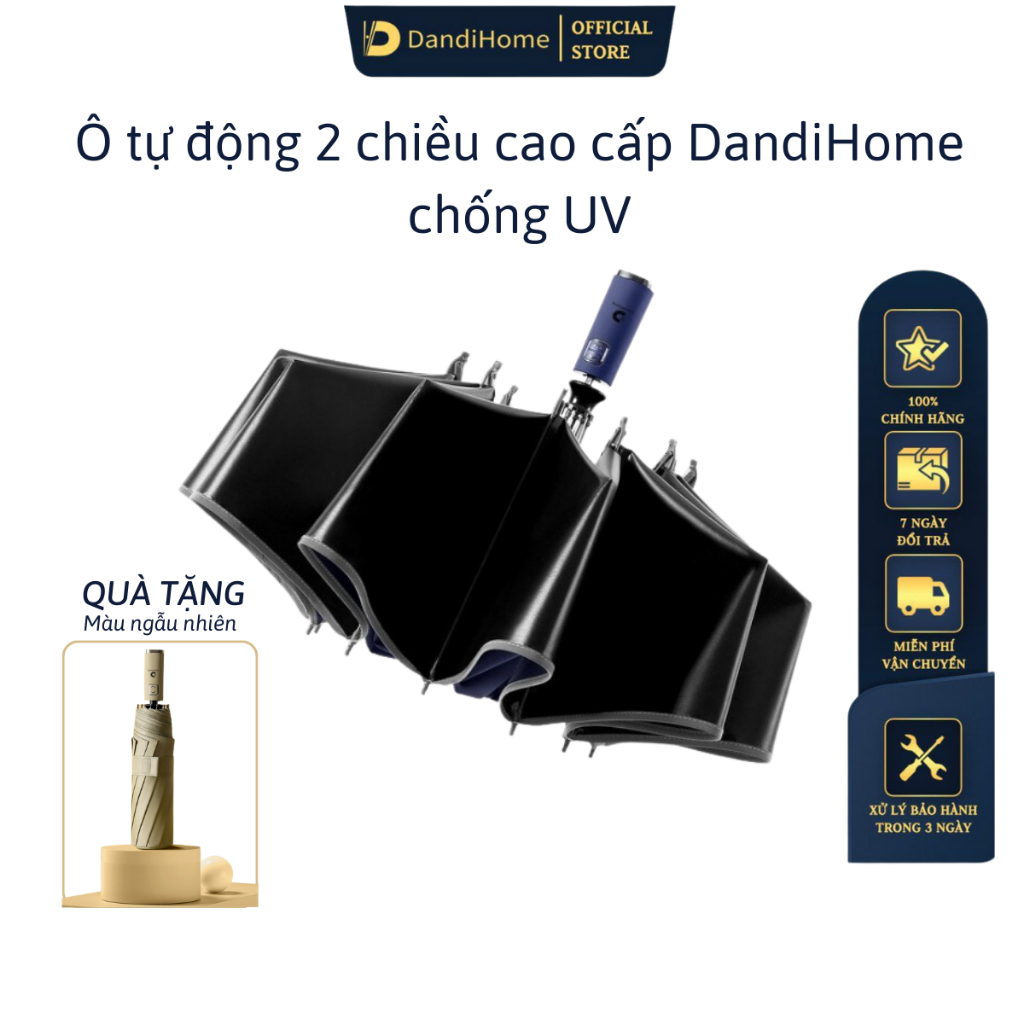 Ô tự động 2 chiều cao cấp DandiHome chống UV