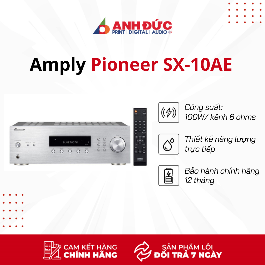 Amply Pioneer SX-10AE - Hàng Chính Hãng Bảo Hành 12 Tháng