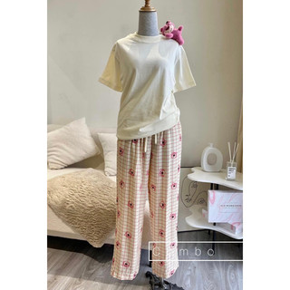 𝗛𝗮̀𝗻𝗴 𝗰𝗵𝗶́𝗻𝗵 𝗵𝗮̃𝗻𝗴 Set Đồ Ngủ gấu dâu 100% cotton cao cấp đáng yêu - ON WORKSHOP