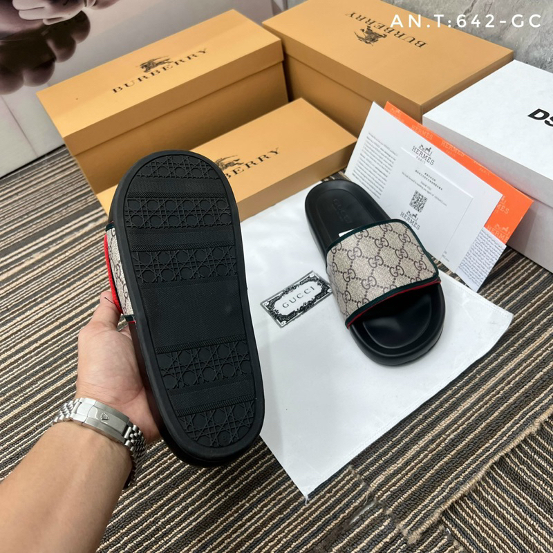 Dép Quai Ngang Nam G.C Cao Cấp - Dép Nam G.C Đế Cao Su Cao Cấp