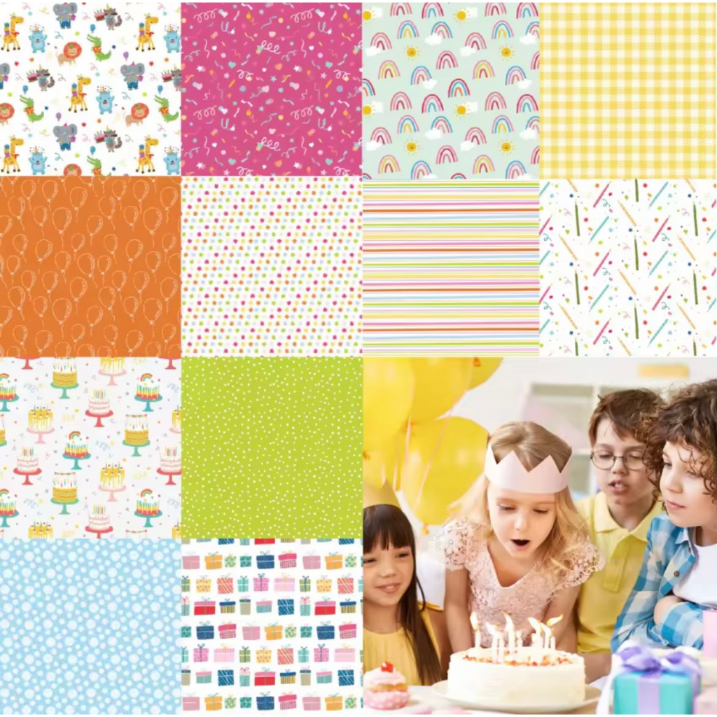 Giấy họa tiết Vintage làm Lovebox, scrapbook - Set 16 tờ hoặc 12 tờ