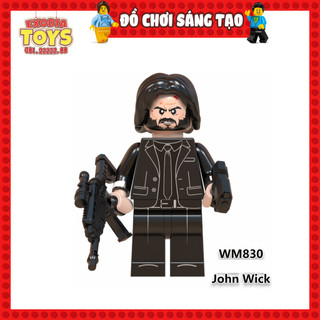 Xếp hình Minifigure Sát Thủ thế giới ngầm John Wick - Đồ Chơi Lắp Ghép Sáng Tạo - WM830