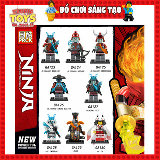 Xếp hình Minifigure Nhân vật hoạt hình Ninja Spinjitzu Season 11 - Đồ Chơi Lắp Ghép Sáng Tạo - PRCK GA123-130