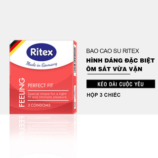 [Dùng thử] Lẻ 1 chiếc BAO CAO SU RITEX FEELING - ÔM SÁT