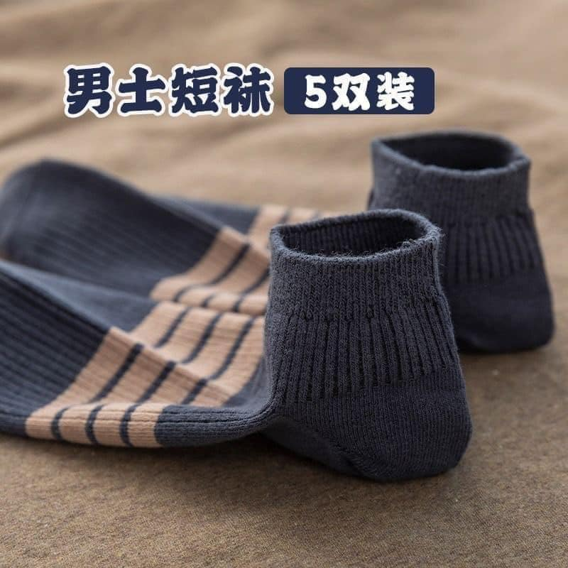 Tất vớ nam combo 10 đôi kẻ vạch chất thoáng khí khử mùi thấm hút mồ hôi xịn xò HCOM162