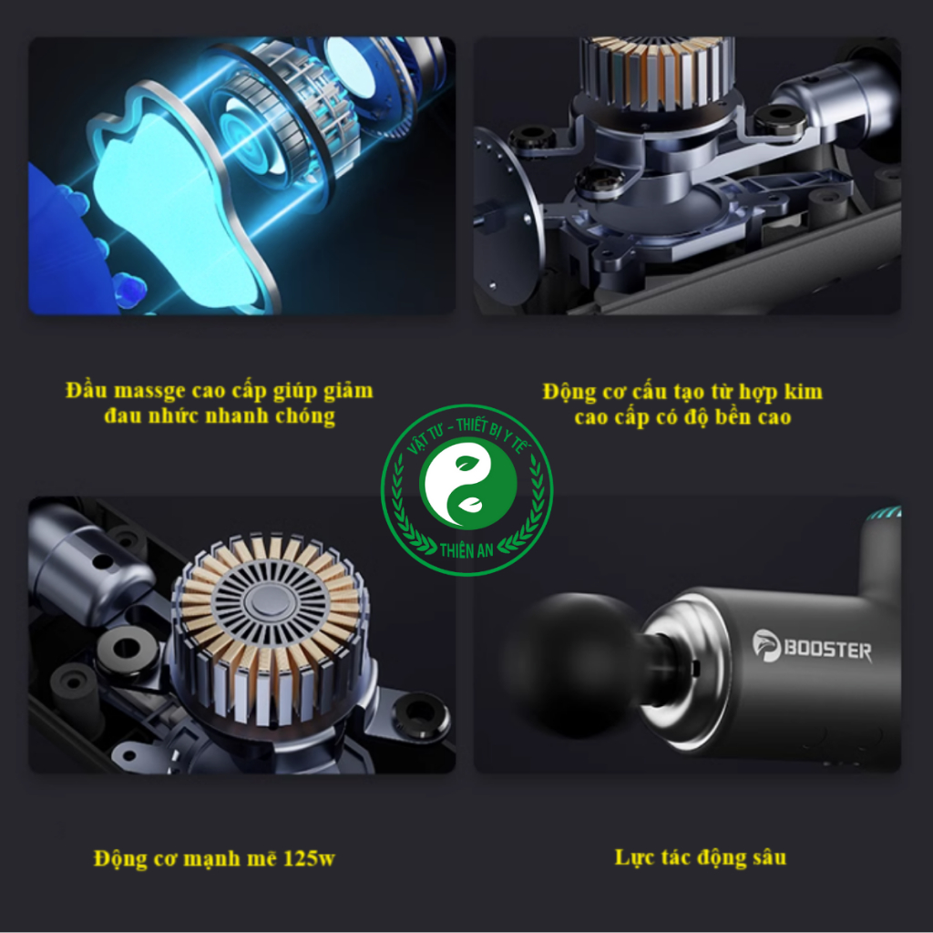 Súng BOOSTER LIGHTSABER -  Máy massage cầm tay, giãn cơ giúp  giảm đau, thư giãn toàn thân