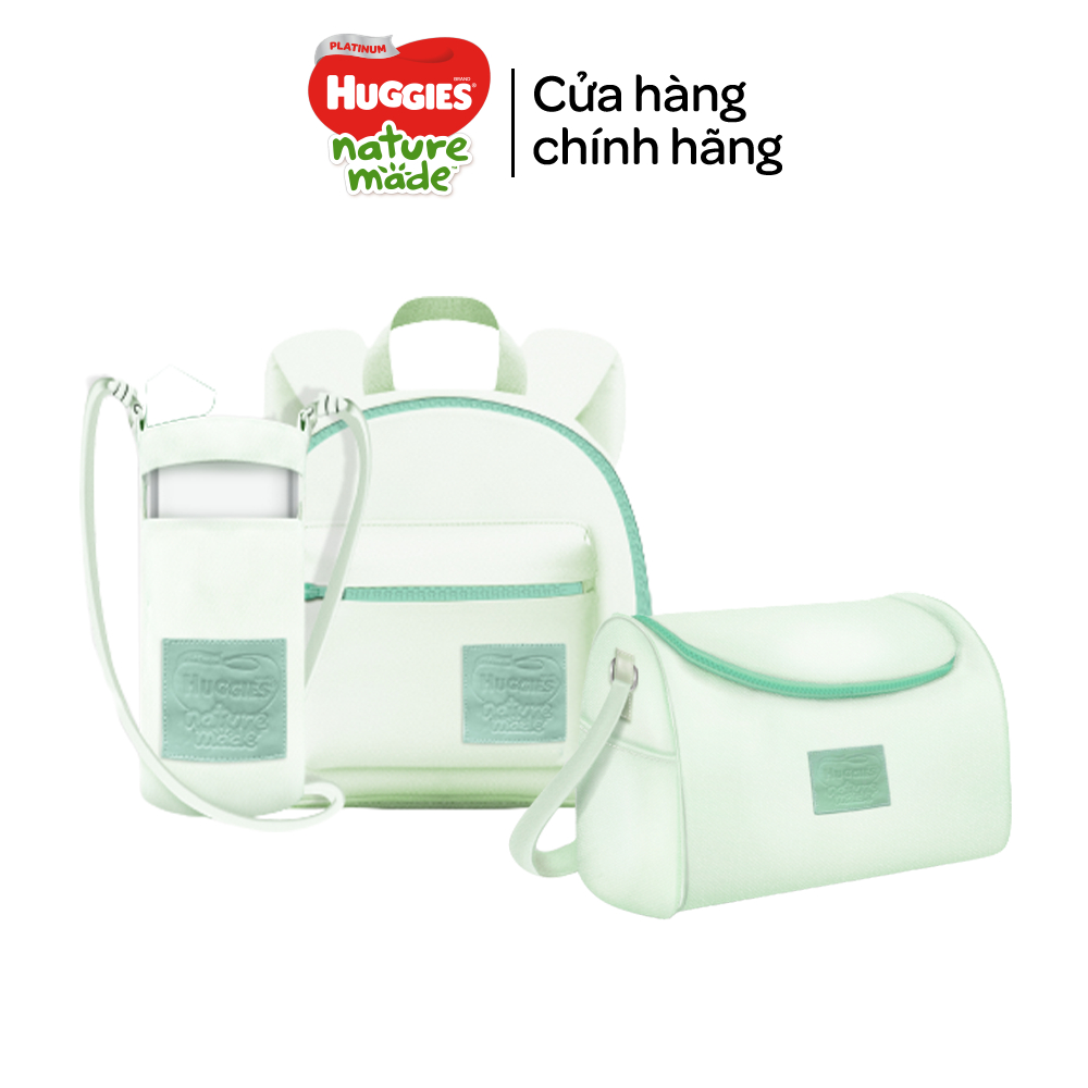 [Quà tặng không bán] Set túi cho mẹ và bé - Quà tặng HUGGIES NATURE MADE