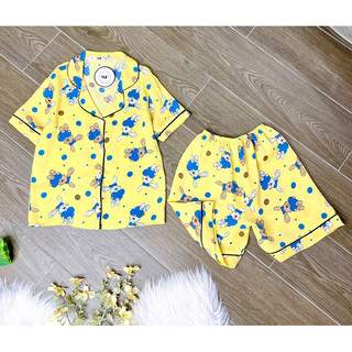Đồ bộ pijama cho bé trai và gái lụa mango mềm mịn mát