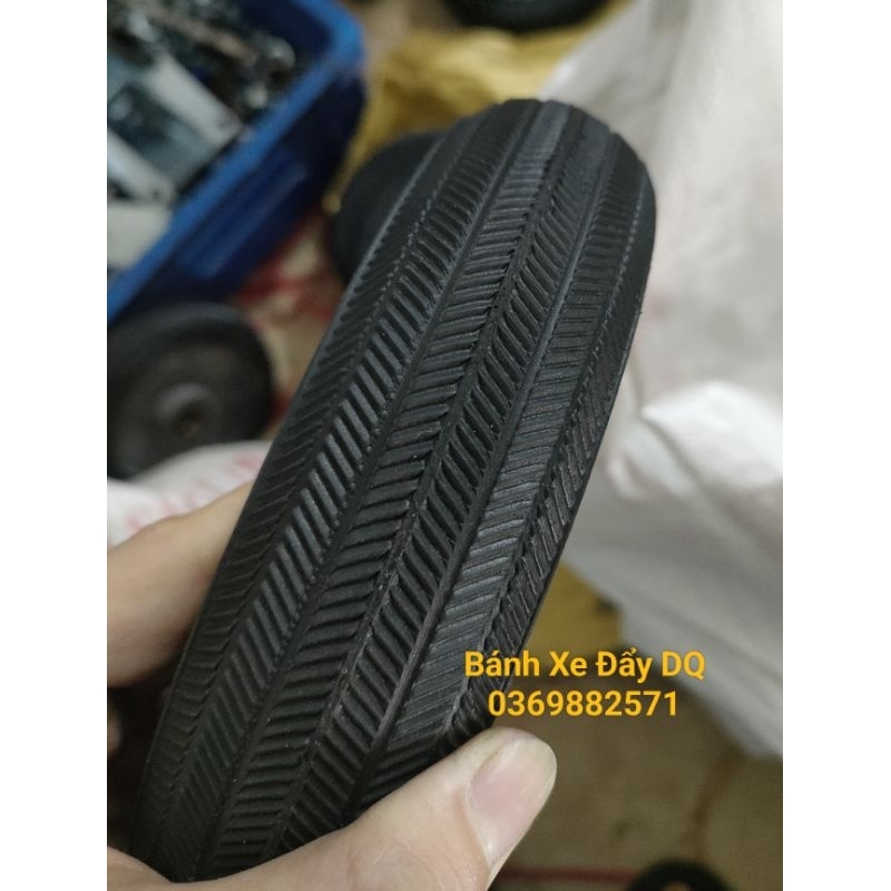 Bánh Cao Su Gang Đúc Siêu Tải Trọng Đường Kính 20cm