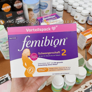 [Bản chuẩn Bill Đức] Hộp bổ bầu Femibion số 0, 1, 2, 3