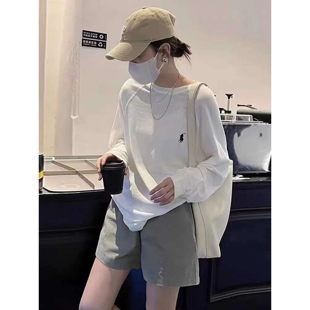 Áo pull Tàu tay dài thêu ngựa bbr chất siêu thích hàng QC