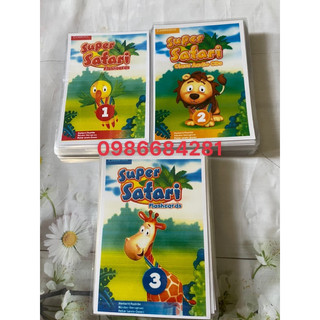 Flashcard Supper Safari 123 ép plastic