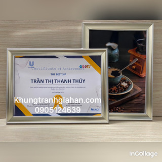 Khung bằng khen A4 khung ảnh A4 Hàn quốc , khung hình A4 giá rẻ
