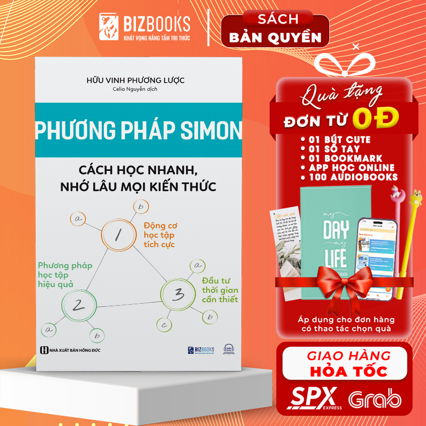 Phương Pháp Học Tập Của Simon - Cách Học Nhanh, Nhớ Lâu Mọi Kiến Thức - Sách Phát Triển Bản Thân Mỗi Ngày