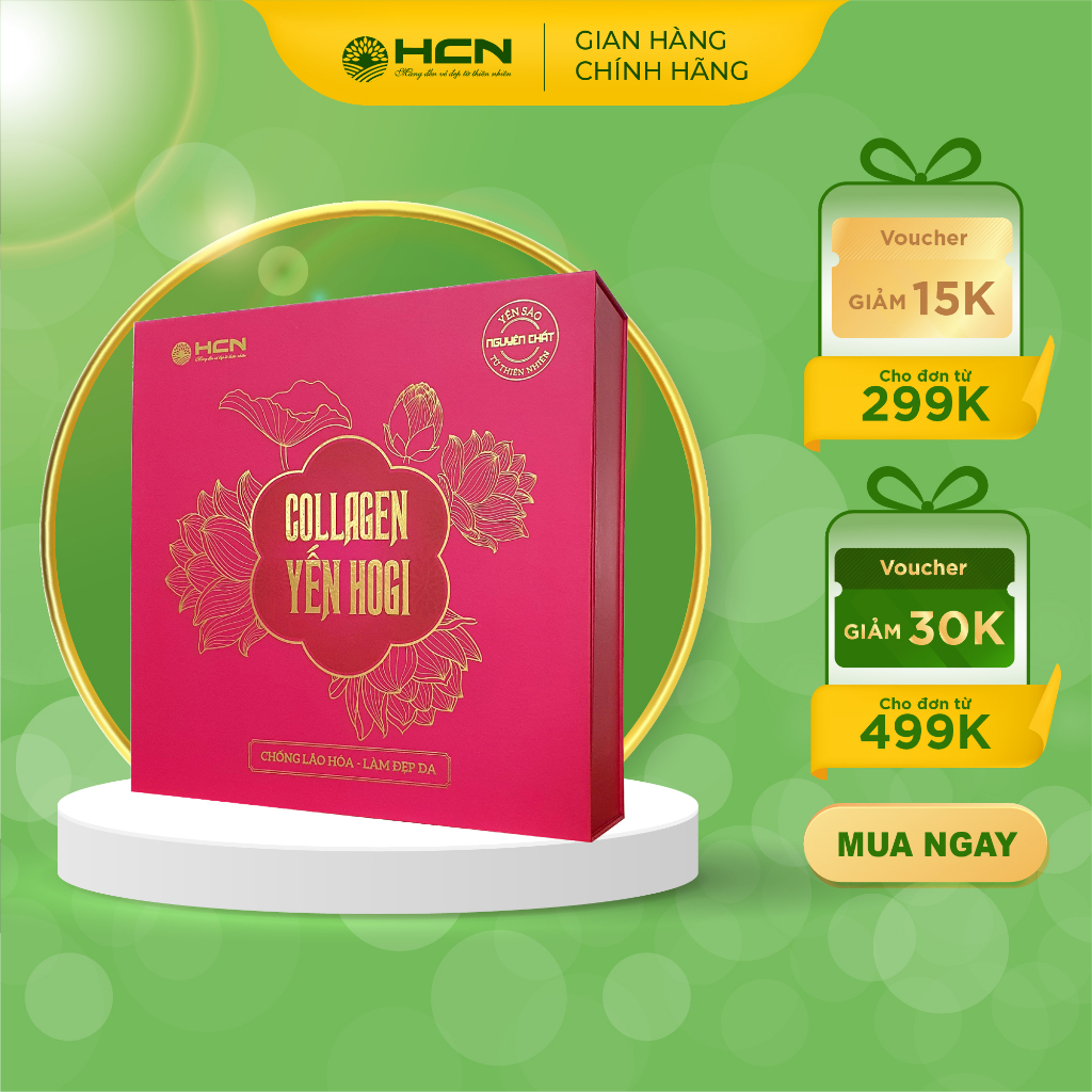Yến Sào Collagen HOGI Hộp 6 Hũ 100ml