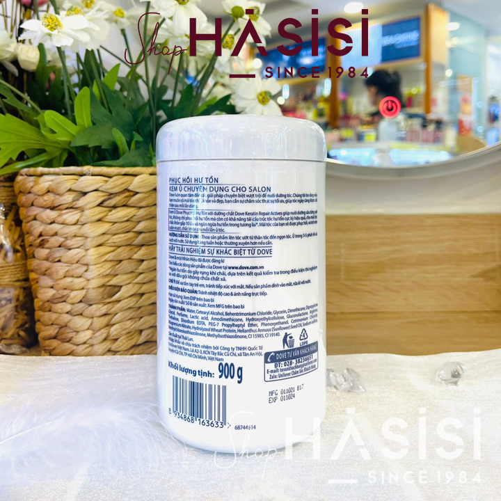 Kem Ủ Tóc DOVE - Intensive Repair Treatment Mask 900g