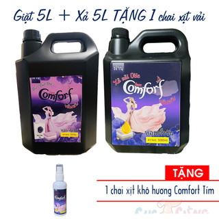 Set 2 can tặng 1 chai xịt khô com.forf tím