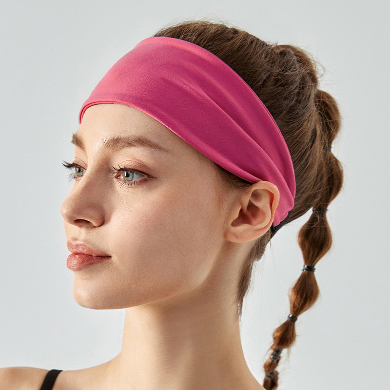 Băng đô bản rộng gom tóc ngăn mồ hôi chun co dãn