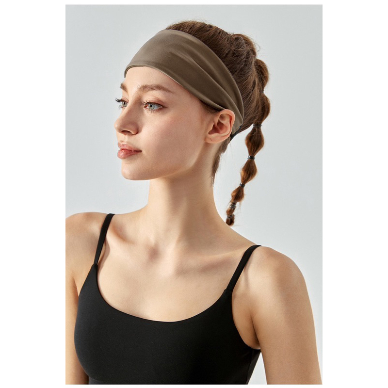 Băng đô bản rộng gom tóc ngăn mồ hôi chun co dãn