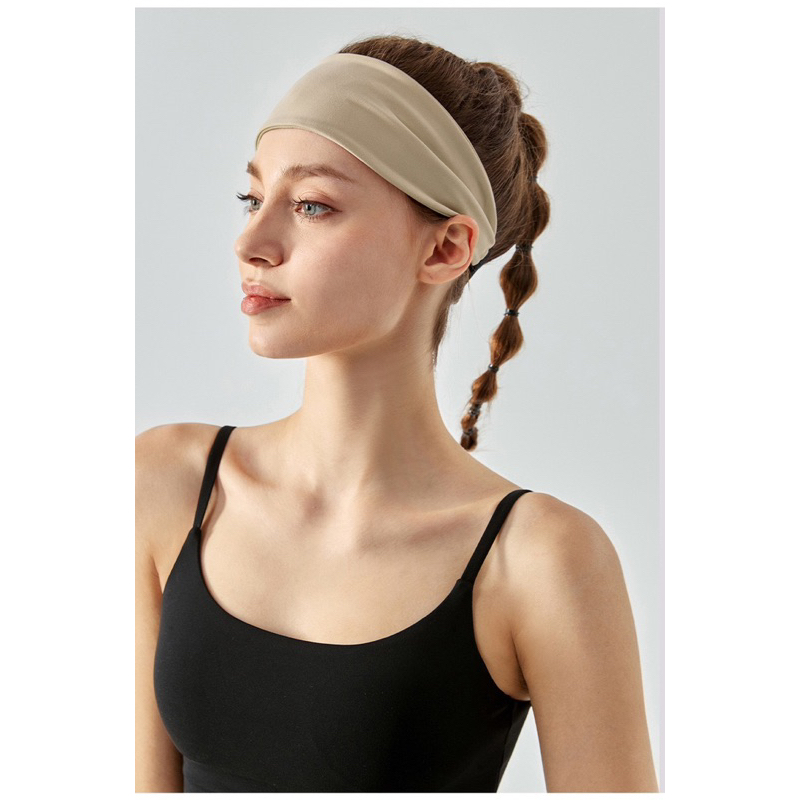 Băng đô bản rộng gom tóc ngăn mồ hôi chun co dãn