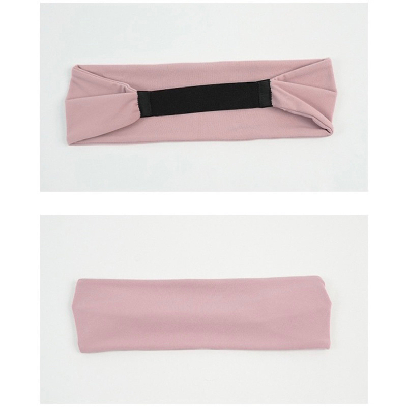 Băng đô bản rộng gom tóc ngăn mồ hôi chun co dãn