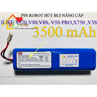 Pin robot hút bụi ilife x570, v80, v8s, v5s pro, x750 ,v3s