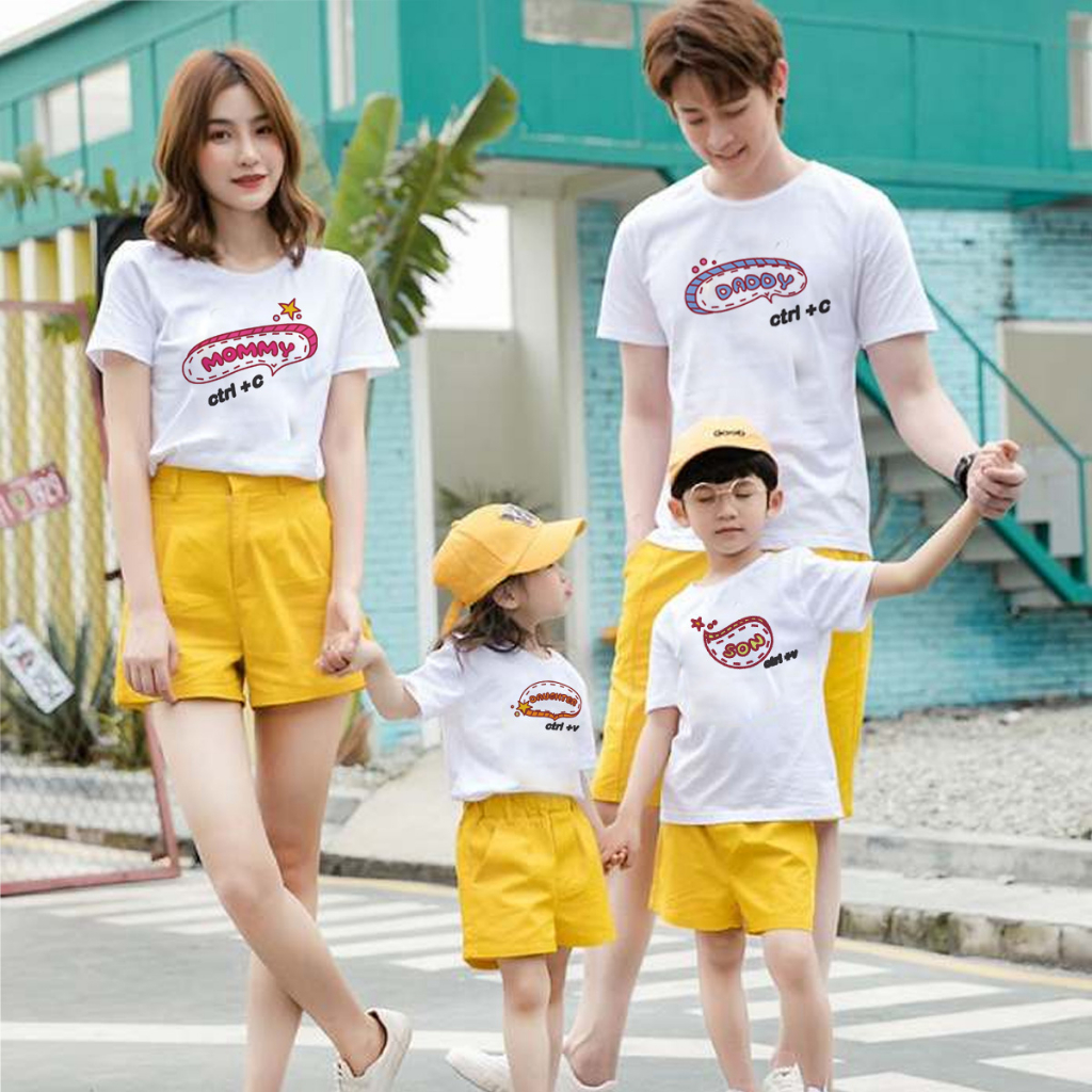 Áo Thun Đồng Phục Gia Đình 3,4,5 Người Đi Chơi Du Lịch Biển Bé Trai Gái Copy paste, Không Quần - KTQN TSHIRT AND UNIFORM