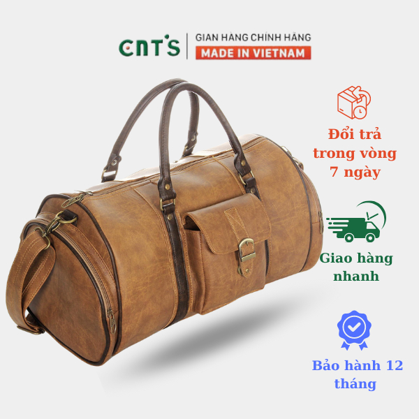 Túi du lịch CNT unisex TX20 bò lợt phong cách thời trang Châu Âu