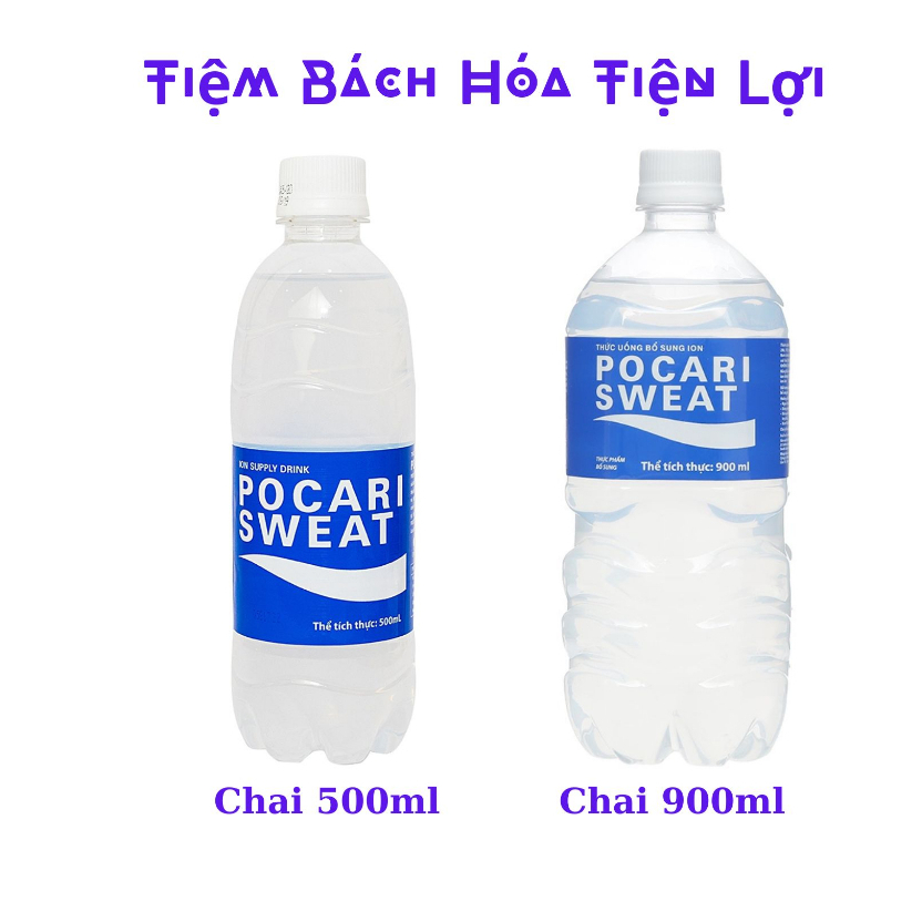 Nước Pocari Sweat Bù Nước Bổ Sung ion Chai 500ml - 900ml