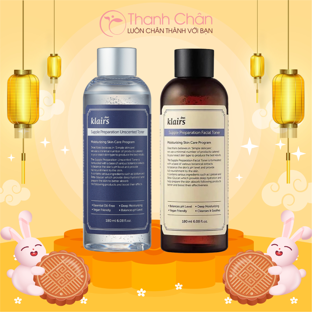 Nước hoa hồng Dear, Klairs Supple Preparation Toner 180ml