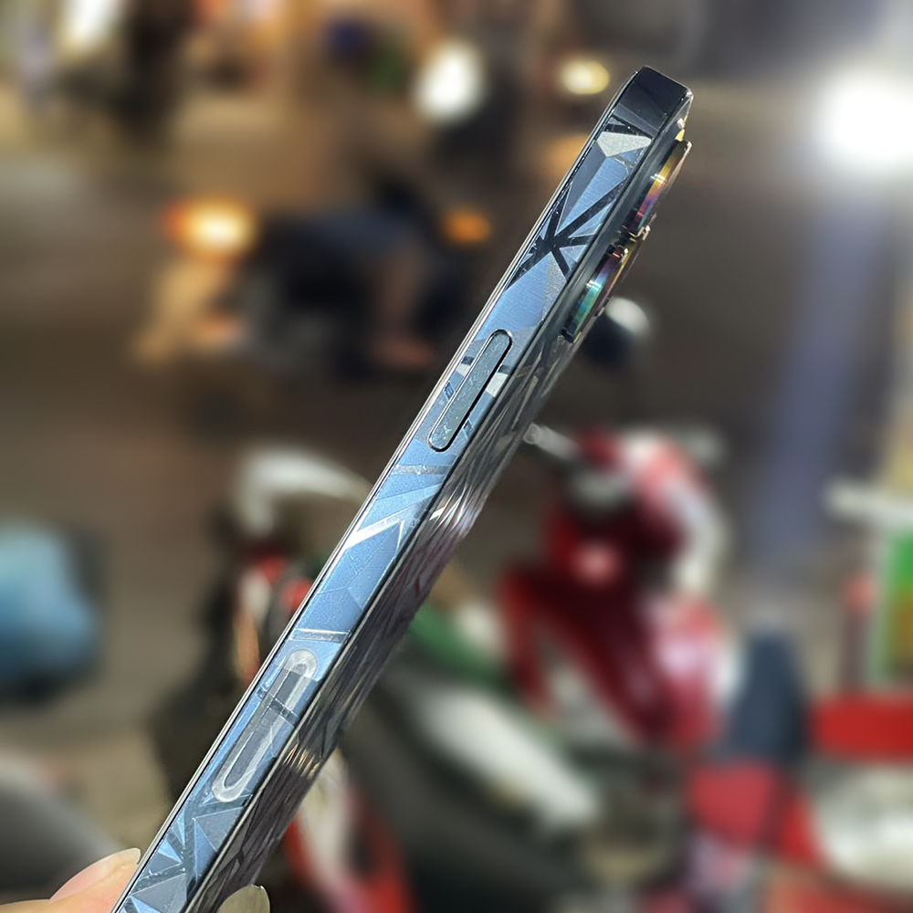Miếng Dán Viền PPF 4D kim cương Iphone 14 pro max 13 pro max 12 pro max 11 promax x s max