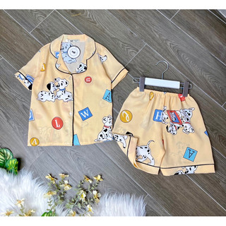 Đồ bộ pijama cho bé trai và gái lụa mango mềm mịn mát