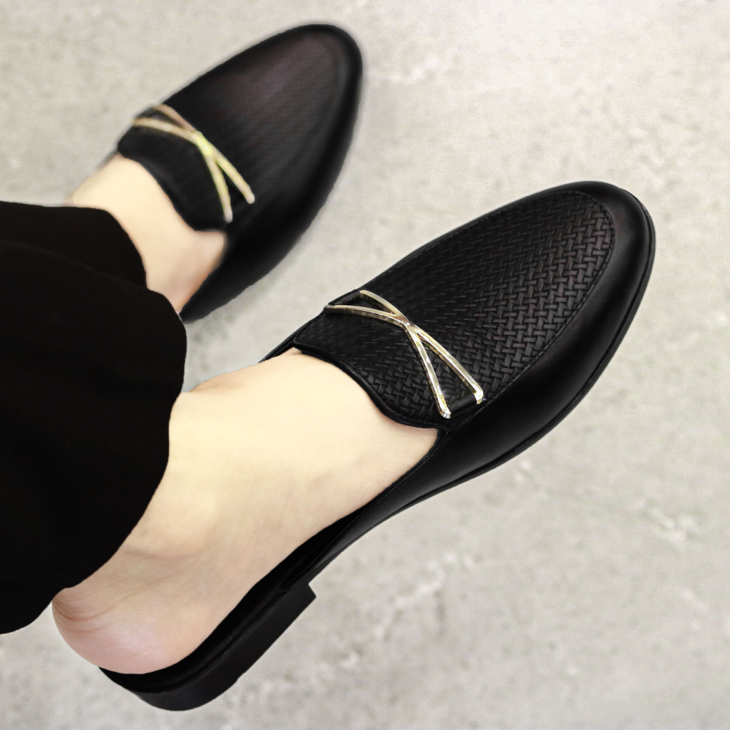 Giày Sục Nam Quảng Châu Phiên Bản Giới Hạn - Chất Liệu Da Cao Cấp Bảo Hành 12 Tháng L220