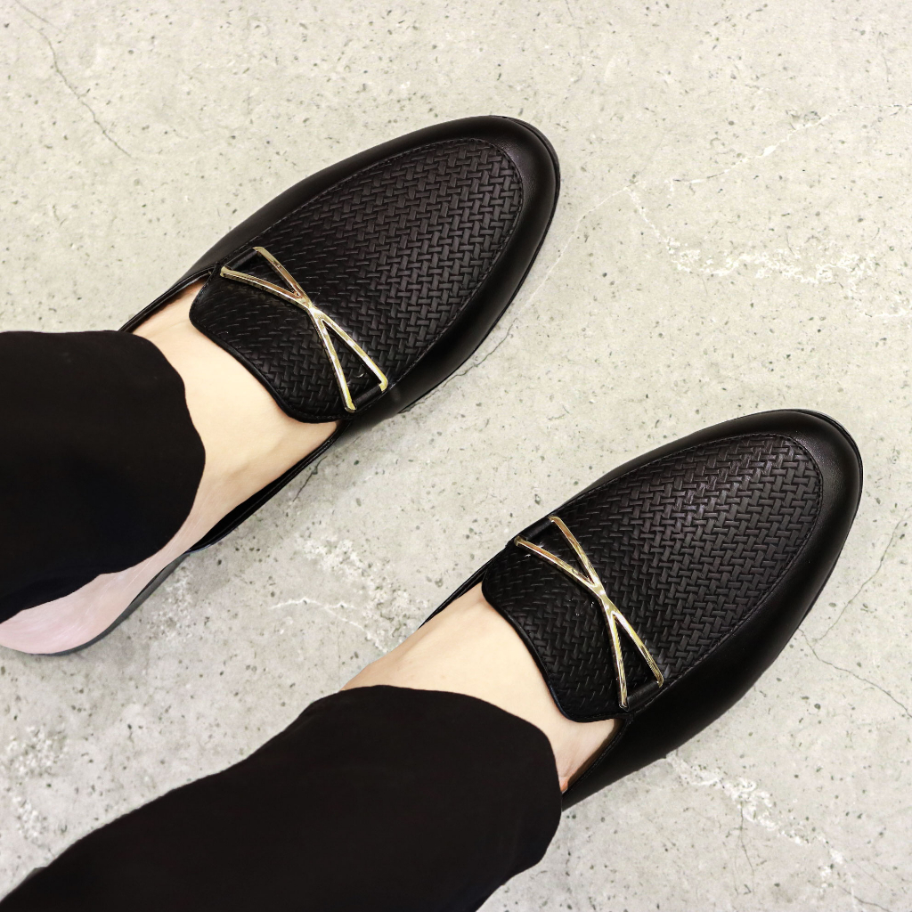 Giày Sục Nam Quảng Châu Phiên Bản Giới Hạn - Chất Liệu Da Cao Cấp Bảo Hành 12 Tháng L220