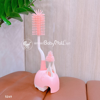 Bộ cọ bình sữa sillicon kèm đế cắm