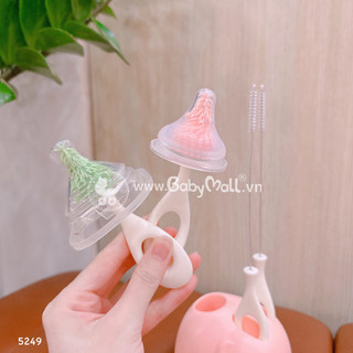 Bộ cọ bình sữa sillicon kèm đế cắm