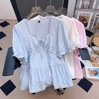 Áo Bigsize Nữ Mập Fashion Áo Kiểu Bigsize Nữ Áo Bèo Cổ Ba Màu Thiết Kế Thanh Lịch Đi Làm Đi Chơi Dạo Phố Đều Xinh AO0064