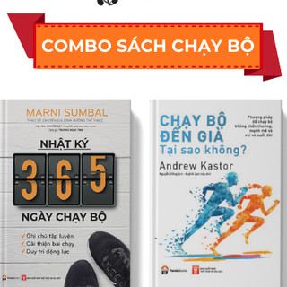 Sách pandabooks combo 2 cuốn chạy bộ đến già + nhật ký 365 ngày chạy bộ