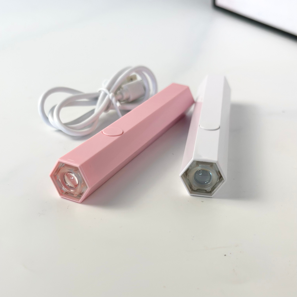 Đèn hơ móng mini UV 3 bóng led USB cầm tay nhanh khô thiết kế tiện dụng