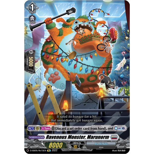 [ Cardfight Vanguard] 01 thẻ trò chơi Ravenous Monster, Marunorm