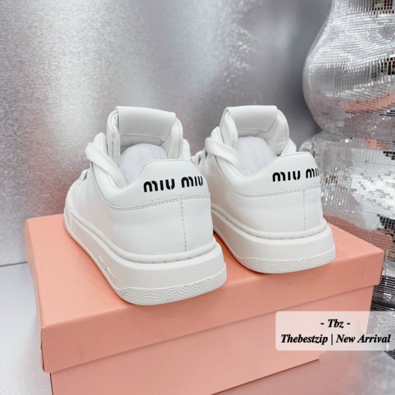Giày thể thao Miu mii.u trắng bản 2023 hàng cao cấp fullbox giấy gói | Hàng loại 1