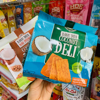 Bánh dừa/ bánh dừa đậu phộng Coconut Deli 180g